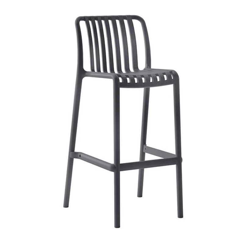 MODA Stackable Bar Stool PP-UV Anthracite