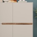 Arch Megapap melamine concole in sandstone color 98x40x120,5cm.