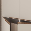 Arch Megapap melamine concole in sandstone color 98x40x120,5cm.