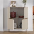Arch Megapap melamine concole in sandstone color 98x40x120,5cm.