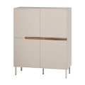 Arch Megapap melamine concole in sandstone color 98x40x120,5cm.