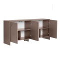 Μπουφές Aurelia Megapap χρώμα μόκα 180x45x80εκ.