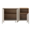 Cailin Megapap melamine console in sandstone - sepet oak color 140x41.8x80cm.