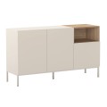 Cailin Megapap melamine console in sandstone - sepet oak color 140x41.8x80cm.
