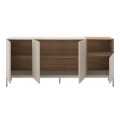 Cailin Megapap melamine console in sandstone - sepet oak color 180x41.8x80cm.