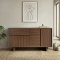 Capri Megapap melamine console in walnut milano color 146x45x76.5cm.