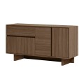 Capri Megapap melamine console in walnut milano color 146x45x76.5cm.