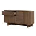Capri Megapap melamine console in walnut milano color 146x45x76.5cm.