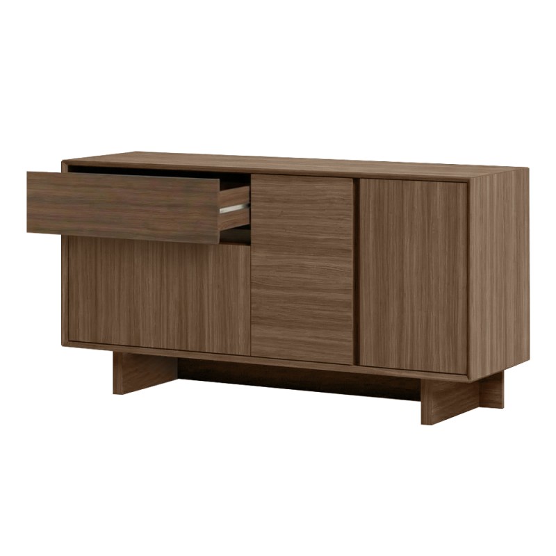 Capri Megapap melamine console in walnut milano color 146x45x76.5cm.