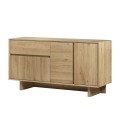 Capri Megapap melamine console in sapphire oak color 146x45x76.5cm.