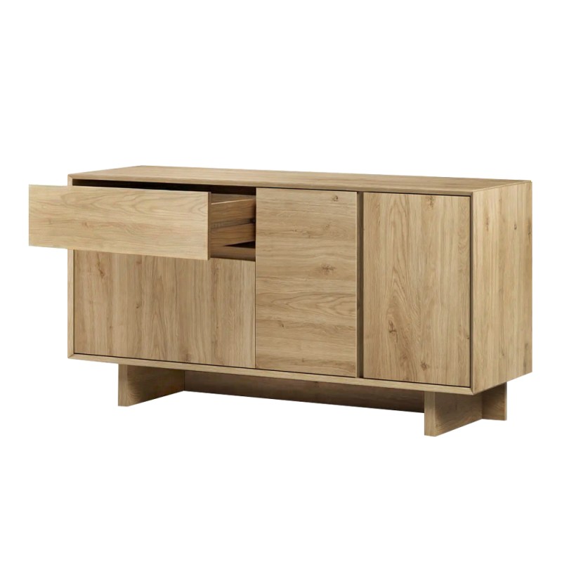 Capri Megapap melamine console in sapphire oak color 146x45x76.5cm.