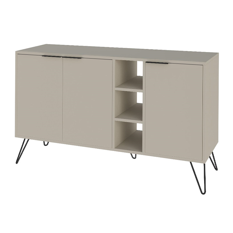 Μπουφές Clara Megapap χρώμα sandstone 142x35,6x83εκ.
