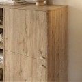 Colia Megapap melamine console in sepet oak 85x44x120,4cm.