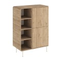 Colia Megapap melamine console in sepet oak 85x44x120,4cm.