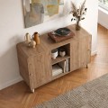 Doro Megapap melamine concole in sepet oak color 150.2x39x81cm.