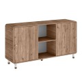 Doro Megapap melamine concole in sepet oak color 150.2x39x81cm.