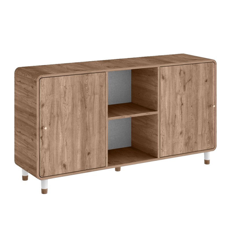 Doro Megapap melamine concole in sepet oak color 150.2x39x81cm.