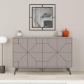 Dune Megapap melamine buffet in light mocha color 123x35x77,4cm.