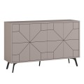Dune Megapap melamine buffet in light mocha color 123x35x77,4cm.