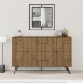 Dune Megapap melamine buffet in light brown color 123x35x77,4cm.