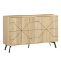 Μπουφές Dune Megapap χρώμα φυσικό οξιάς 123x35x77,4εκ.