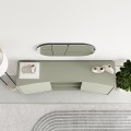 Μπουφές Frem Megapap χρώμα ash green 150x40x81εκ.