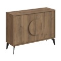 Gora Megapap melamine buffet in light brown color 110x35,6x82cm.