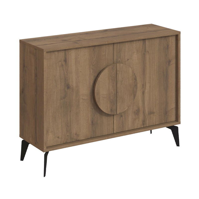 Gora Megapap melamine buffet in light brown color 110x35,6x82cm.