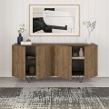 Jakomen Megapap melamine sideboard in light brown color 180x41.7x80cm.