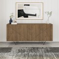 Jakomen Megapap melamine sideboard in light brown color 180x41.7x80cm.