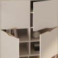Marquise Megapap melamine concole in sandstone color 98x40x120cm.