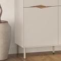Marquise Megapap melamine concole in sandstone color 98x40x120cm.