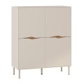 Marquise Megapap melamine concole in sandstone color 98x40x120cm.