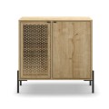 Μπουφές Naive Megapap χρώμα sapphire oak 80x40x80εκ.