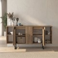 Μπουφές Orontes Megapap χρώμα καρυδί 160x35,2x80εκ.