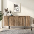 Μπουφές Orontes Megapap χρώμα καρυδί 160x35,2x80εκ.