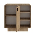 Rovel Megapap melamine console in sepet oak color 80.3x39x80.4cm.