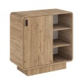 Rovel Megapap melamine console in sepet oak color 80.3x39x80.4cm.