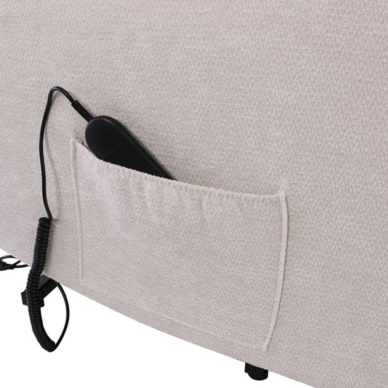 NANCY Lift-Relax Armchair, Fabric Light Grey (Electric Lift & Tilt)