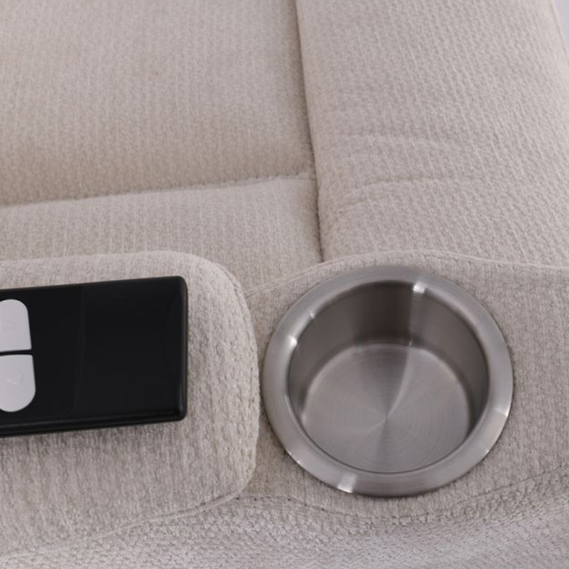 NANCY Lift-Relax Armchair, Fabric Light Grey (Electric Lift & Tilt)