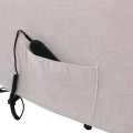 NANCY Lift-Relax Armchair, Fabric Beige (Electric Lift & Tilt)