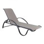 NEXT ALU Lounger Anthracite/Textilene Grey