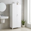 Cilem Megapap melamine wardrobe - shoe rack in white color 70x32x188cm