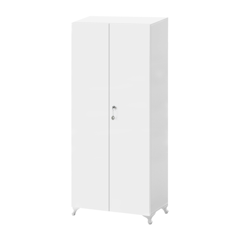 Cilem Megapap melamine wardrobe - shoe rack in white color 70x32x188cm