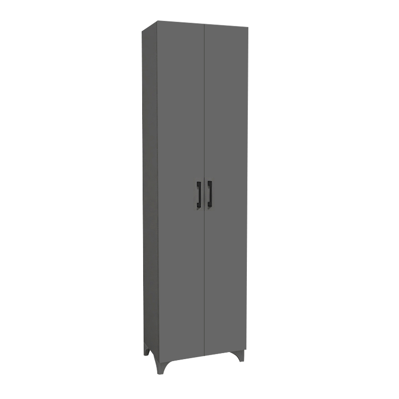Lilly Megapap melamine wardrobe - shoe rack in anthracite color 49x32x178cm