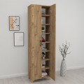 Ντουλάπα - Παπουτσοθήκη μελαμίνης Lilly Megapap χρώμα pine oak 49x32x178εκ.