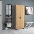 Eric Megapap melamine wardrobe - shoe rack oak color 76x36x187cm.