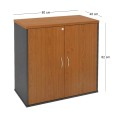 CABINET-A Grey/Cherry 80x40x82