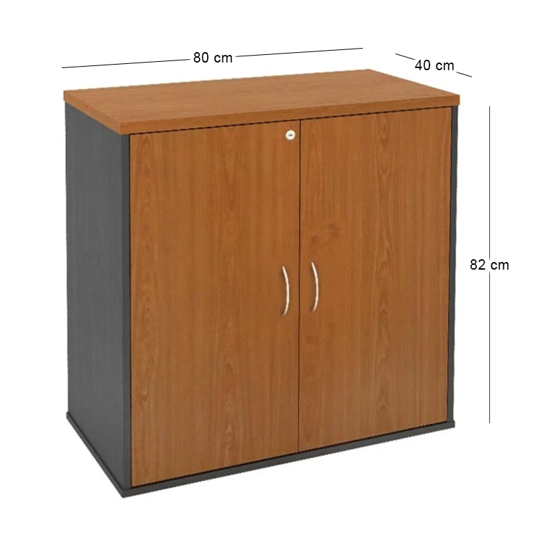CABINET-A Grey/Cherry 80x40x82