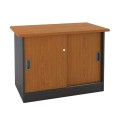 SIDE CABINET-A Grey/Cherry 90x45x70